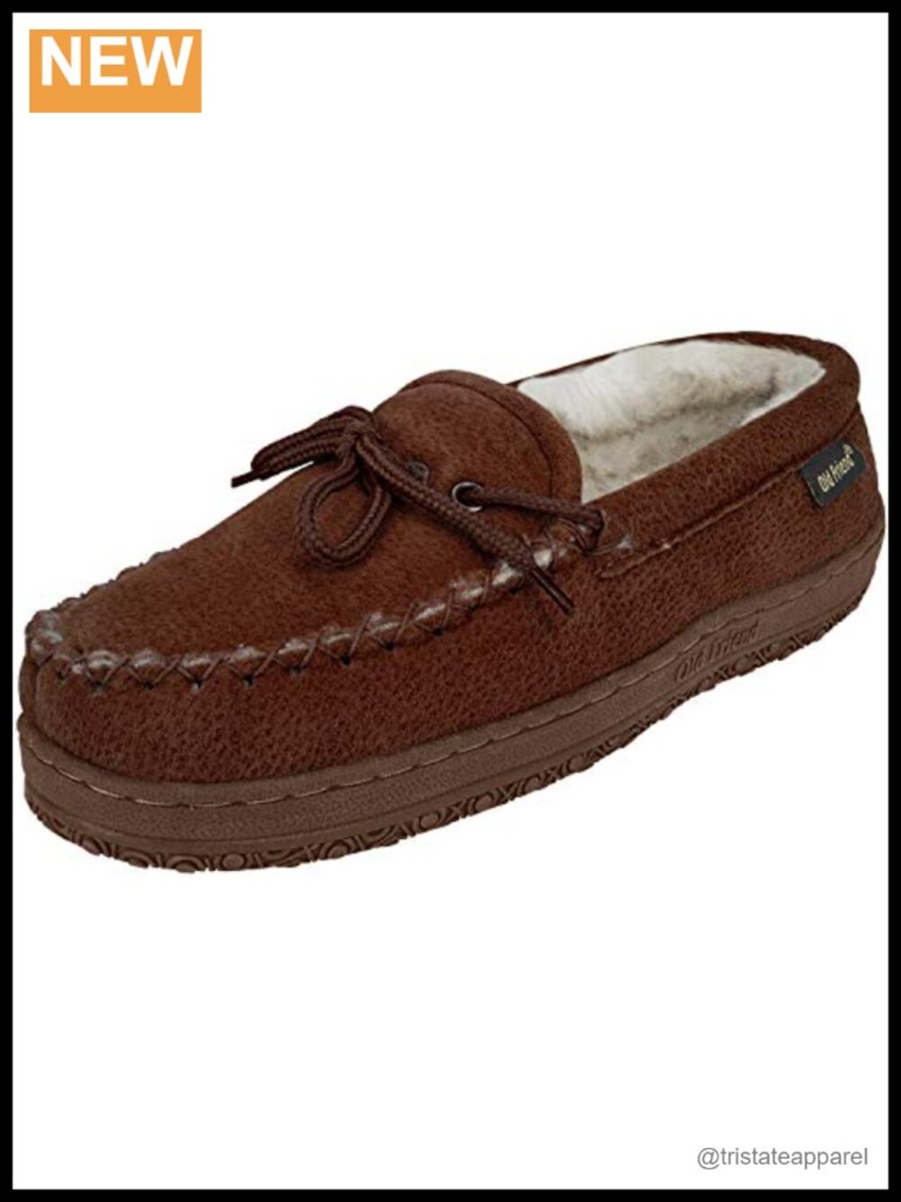 Old Friend Kentucky Mocc Leather Fleece Lined Outdoor Sole